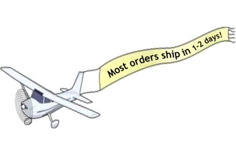 Most orders ship in 1-2 days!
